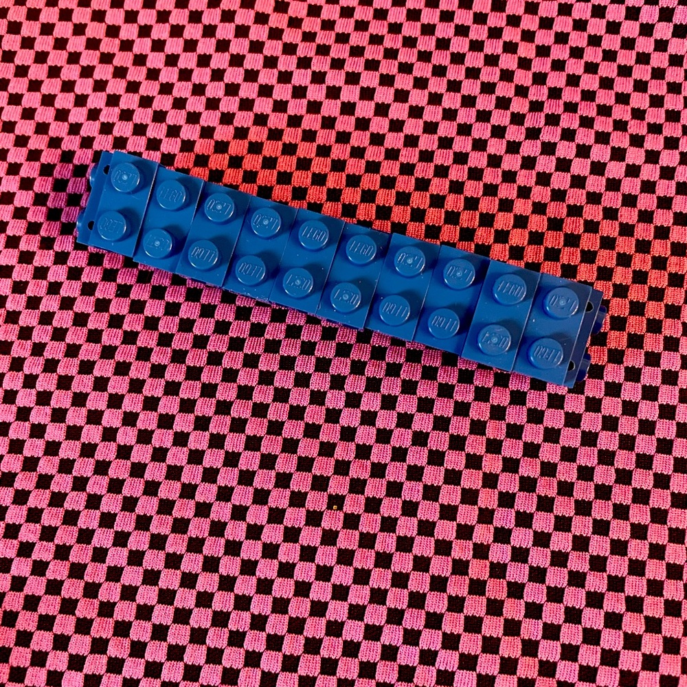 Blue Lego Stretch Bracelet